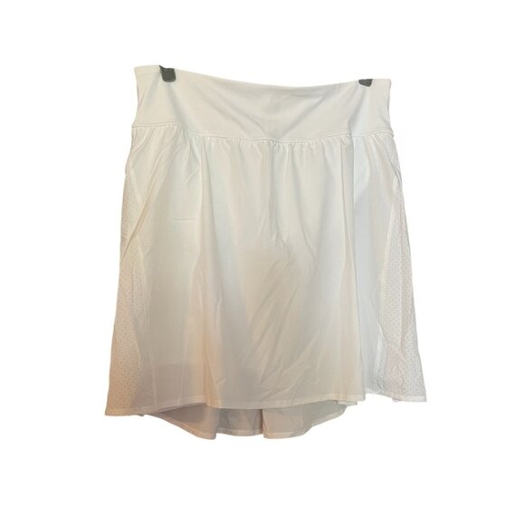 SPANX Pants - Spanx 1X Womens White Get Moving Skort With Inner Shorts